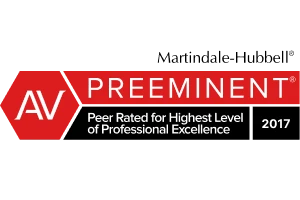 Martindale-Hubbell / Av Preeminent 2017 - Badge